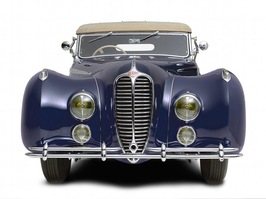  Delahaye 135 M Drophead Coupe par Figoni & Falaschi 1947 года  (фото 2 из 14)